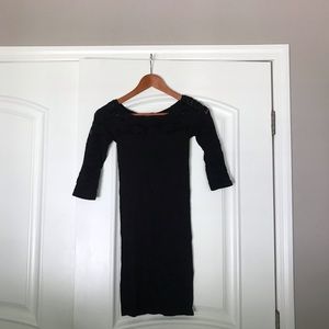 Little black lace dress